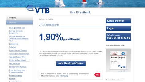 Vtb Direktbank Festgeld Erfahrungen 2021 Nur 500 Mindesteinlage Aktiendepot