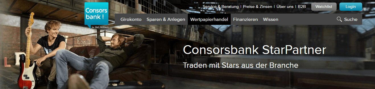 Consorsbank Trading Aktionen Aktiensparplan 300 Aktien Aktiendepot