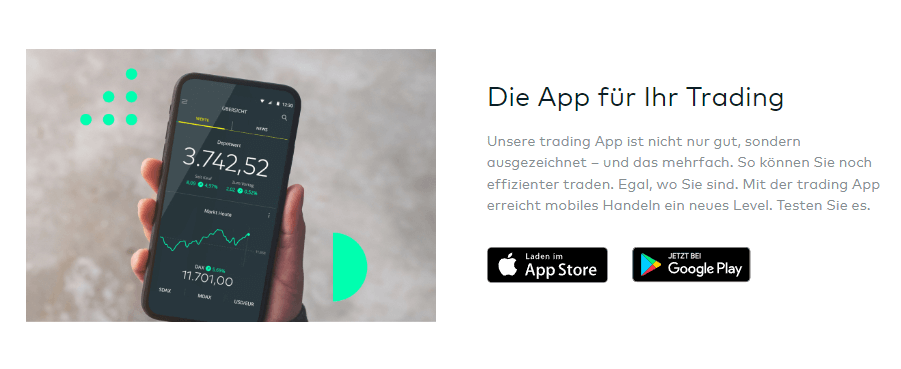 Das ist die comdirect app